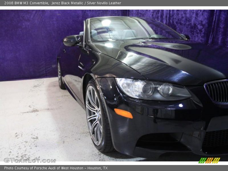 Jerez Black Metallic / Silver Novillo Leather 2008 BMW M3 Convertible