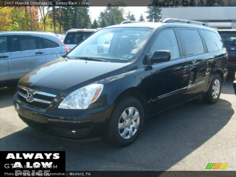 Galaxy Black / Gray 2007 Hyundai Entourage SE