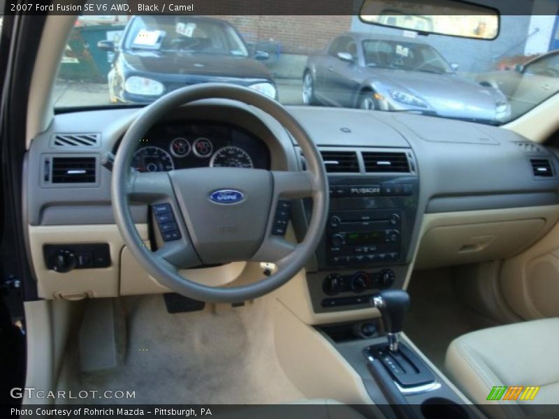 Black / Camel 2007 Ford Fusion SE V6 AWD