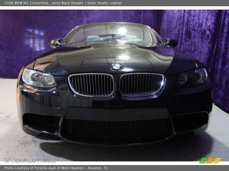 Jerez Black Metallic / Silver Novillo Leather 2008 BMW M3 Convertible