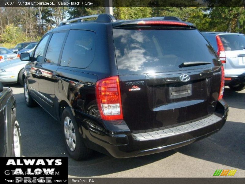 Galaxy Black / Gray 2007 Hyundai Entourage SE