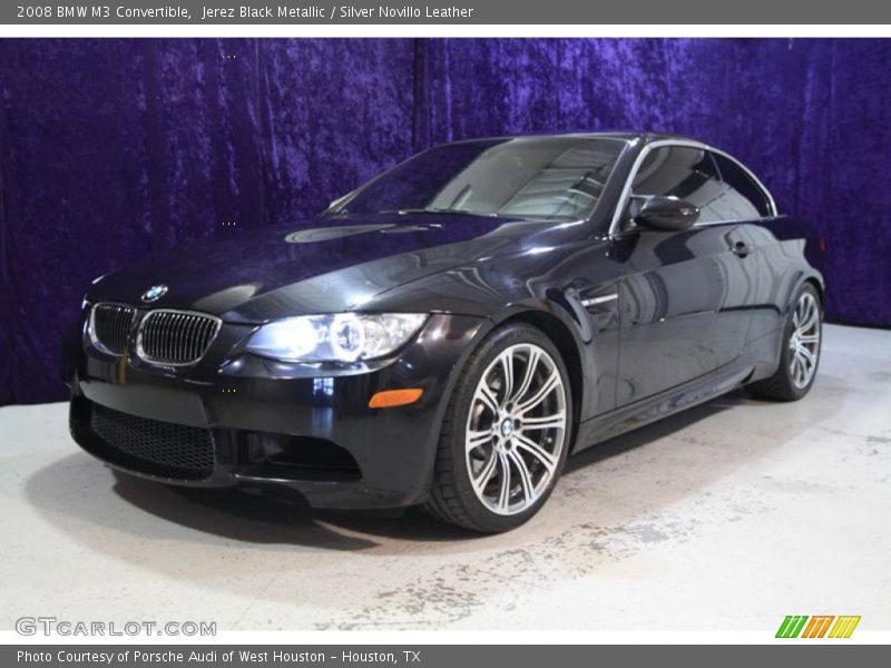 Jerez Black Metallic / Silver Novillo Leather 2008 BMW M3 Convertible