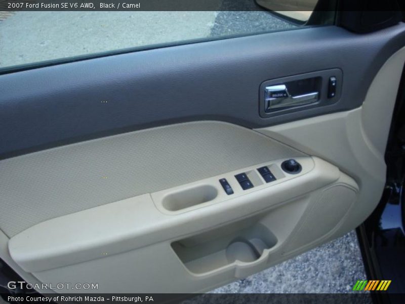 Black / Camel 2007 Ford Fusion SE V6 AWD