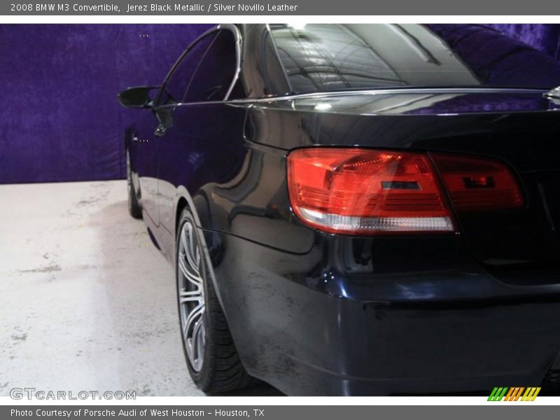 Jerez Black Metallic / Silver Novillo Leather 2008 BMW M3 Convertible