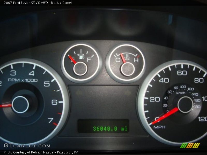 Black / Camel 2007 Ford Fusion SE V6 AWD