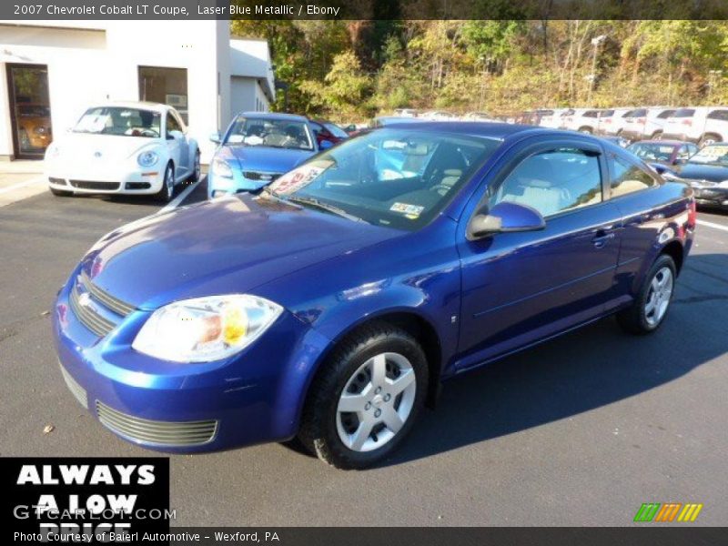 Laser Blue Metallic / Ebony 2007 Chevrolet Cobalt LT Coupe