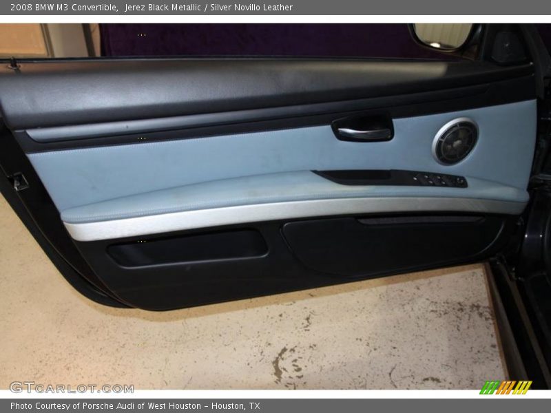 Jerez Black Metallic / Silver Novillo Leather 2008 BMW M3 Convertible