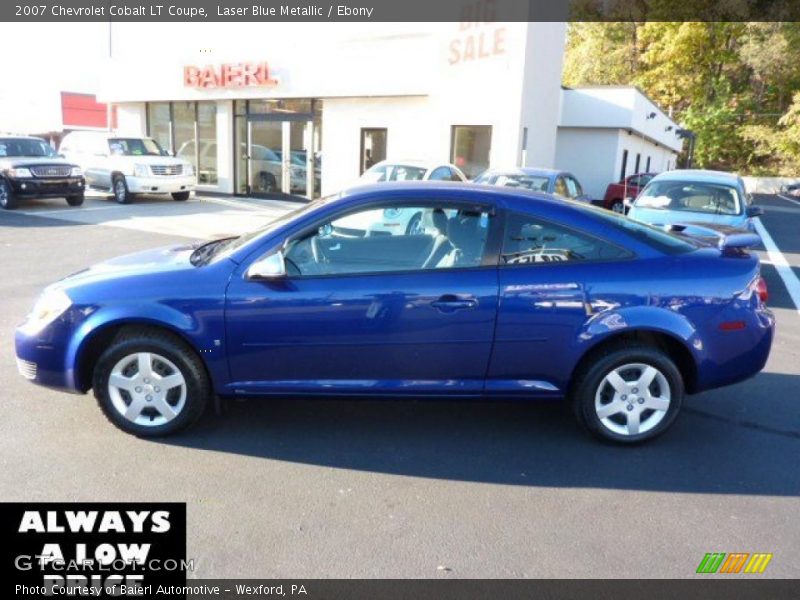 Laser Blue Metallic / Ebony 2007 Chevrolet Cobalt LT Coupe