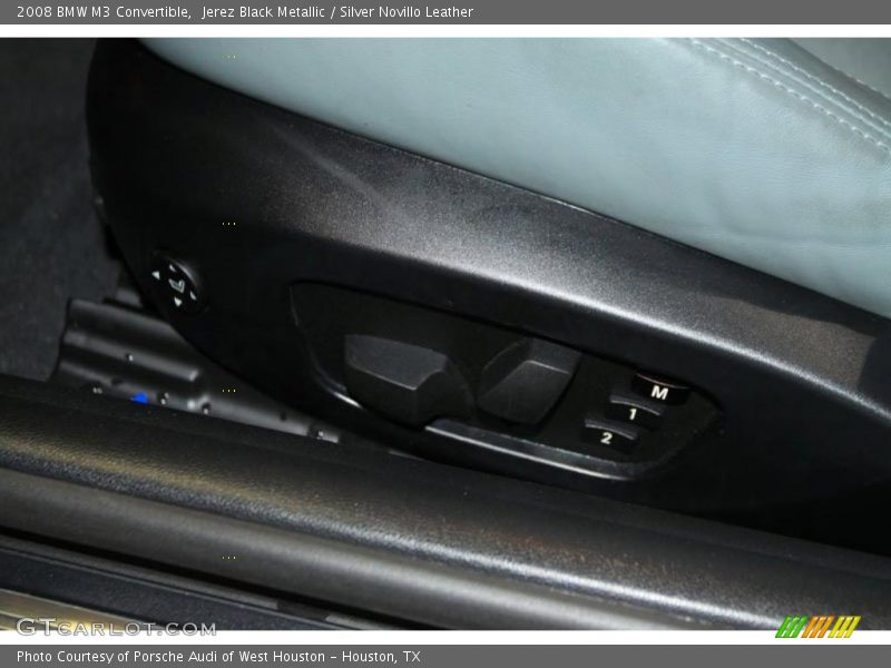 Jerez Black Metallic / Silver Novillo Leather 2008 BMW M3 Convertible