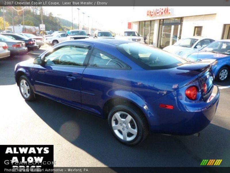 Laser Blue Metallic / Ebony 2007 Chevrolet Cobalt LT Coupe