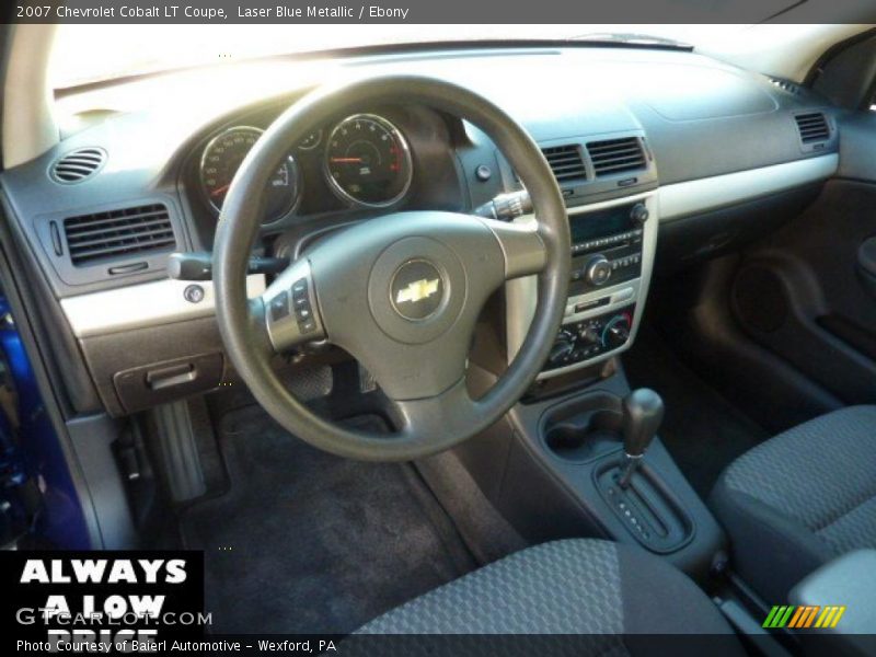 Laser Blue Metallic / Ebony 2007 Chevrolet Cobalt LT Coupe