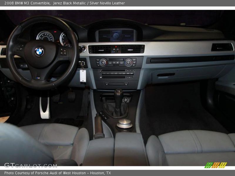 Jerez Black Metallic / Silver Novillo Leather 2008 BMW M3 Convertible