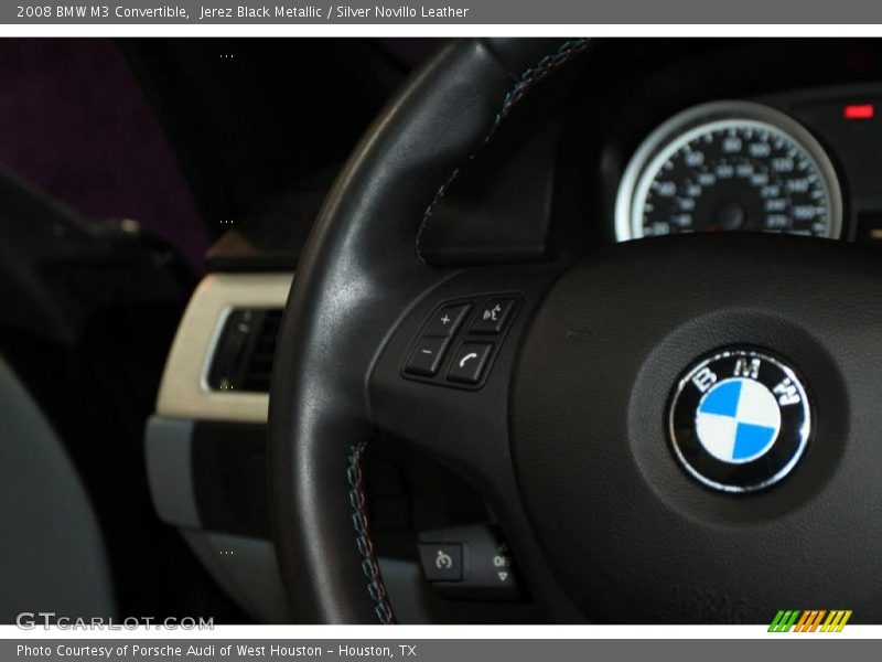 Jerez Black Metallic / Silver Novillo Leather 2008 BMW M3 Convertible