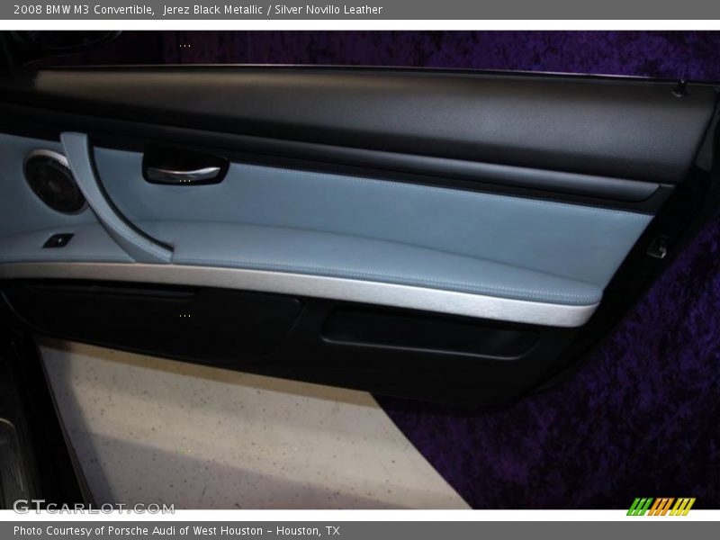 Jerez Black Metallic / Silver Novillo Leather 2008 BMW M3 Convertible