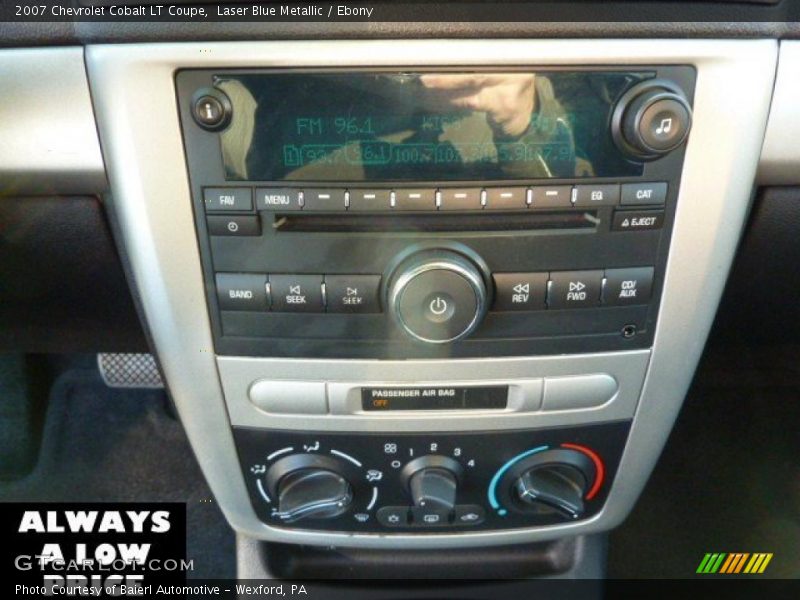 Laser Blue Metallic / Ebony 2007 Chevrolet Cobalt LT Coupe
