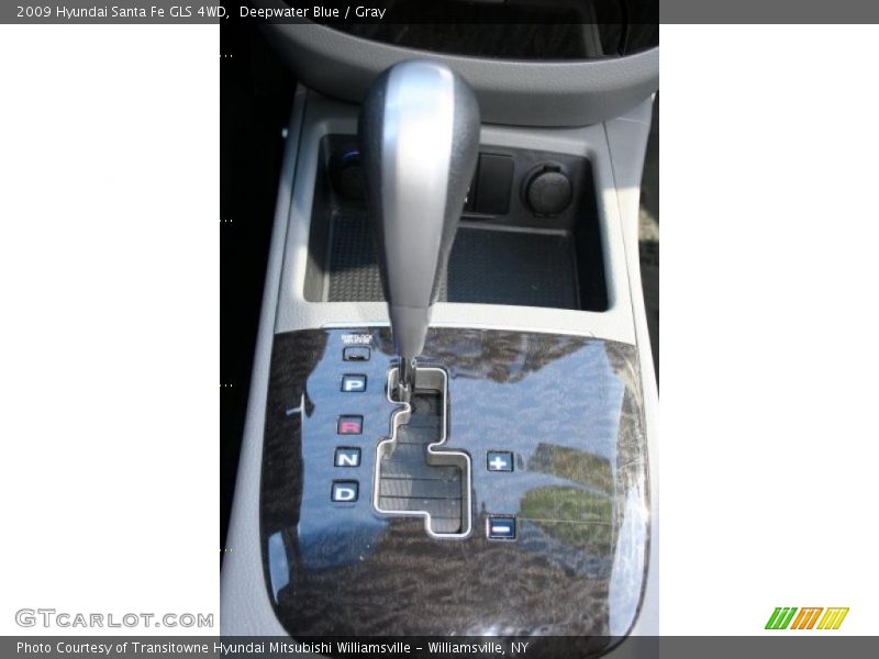 Deepwater Blue / Gray 2009 Hyundai Santa Fe GLS 4WD