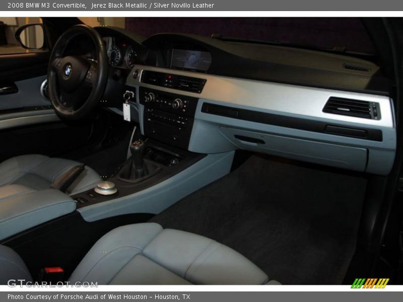 Jerez Black Metallic / Silver Novillo Leather 2008 BMW M3 Convertible