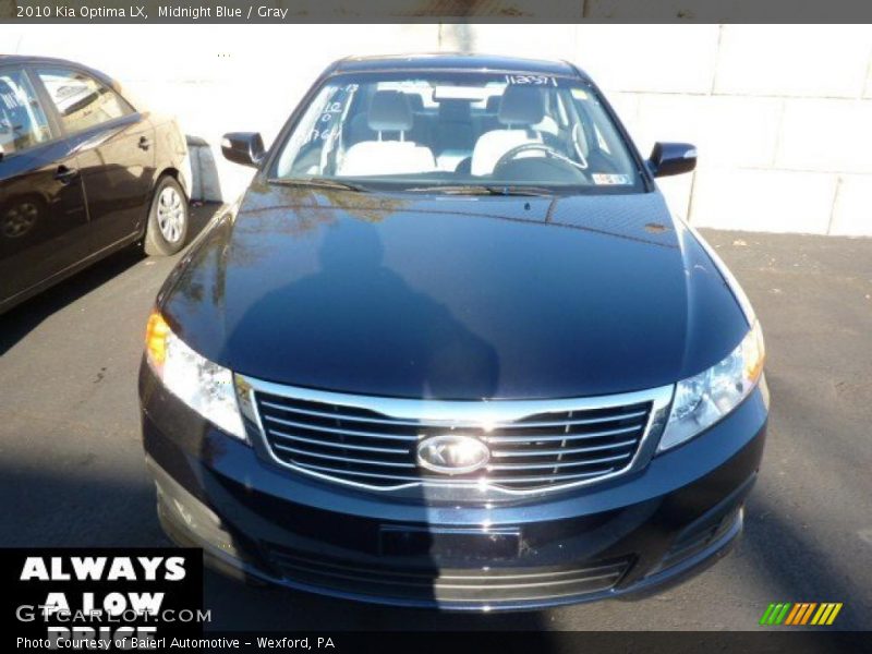 Midnight Blue / Gray 2010 Kia Optima LX