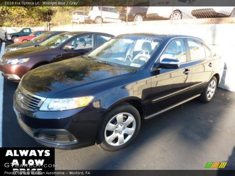 Midnight Blue / Gray 2010 Kia Optima LX