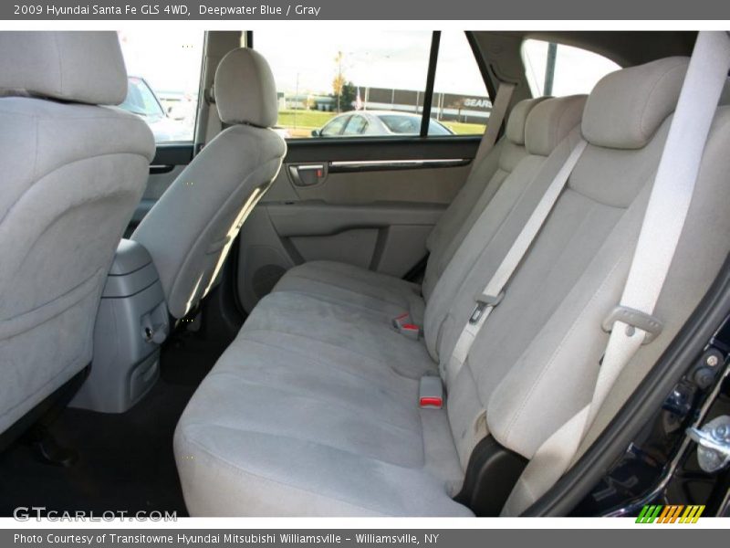 Deepwater Blue / Gray 2009 Hyundai Santa Fe GLS 4WD