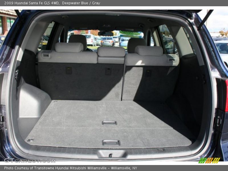 Deepwater Blue / Gray 2009 Hyundai Santa Fe GLS 4WD