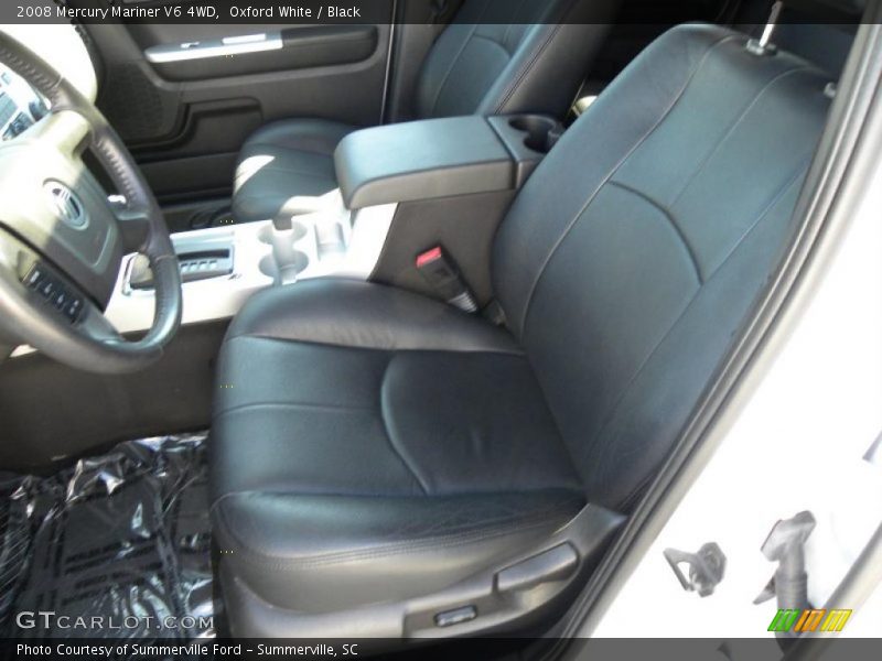 Oxford White / Black 2008 Mercury Mariner V6 4WD