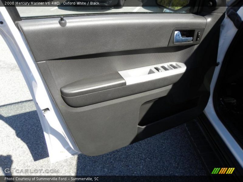 Oxford White / Black 2008 Mercury Mariner V6 4WD