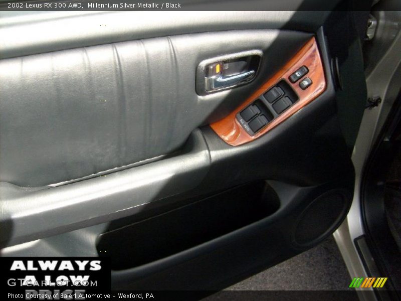 Millennium Silver Metallic / Black 2002 Lexus RX 300 AWD