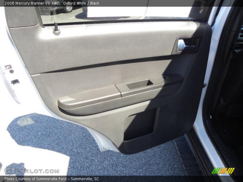 Oxford White / Black 2008 Mercury Mariner V6 4WD