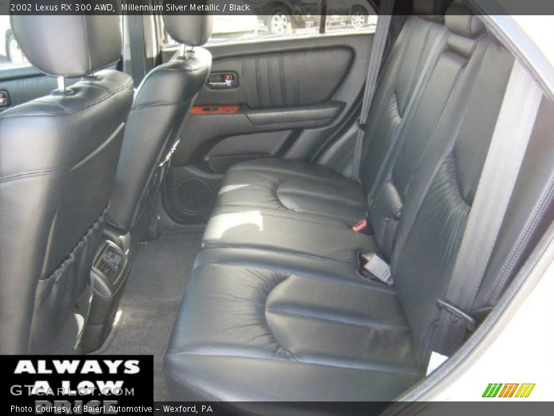 Millennium Silver Metallic / Black 2002 Lexus RX 300 AWD