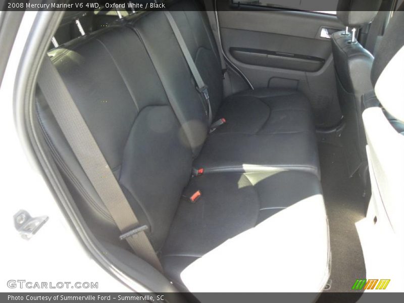 Oxford White / Black 2008 Mercury Mariner V6 4WD