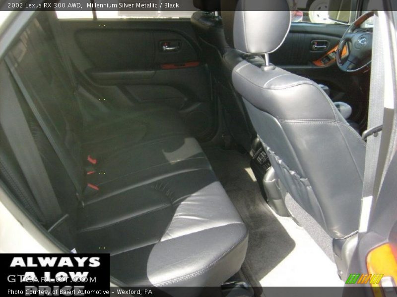 Millennium Silver Metallic / Black 2002 Lexus RX 300 AWD
