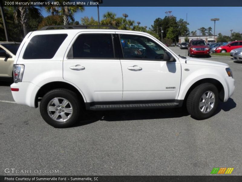 Oxford White / Black 2008 Mercury Mariner V6 4WD