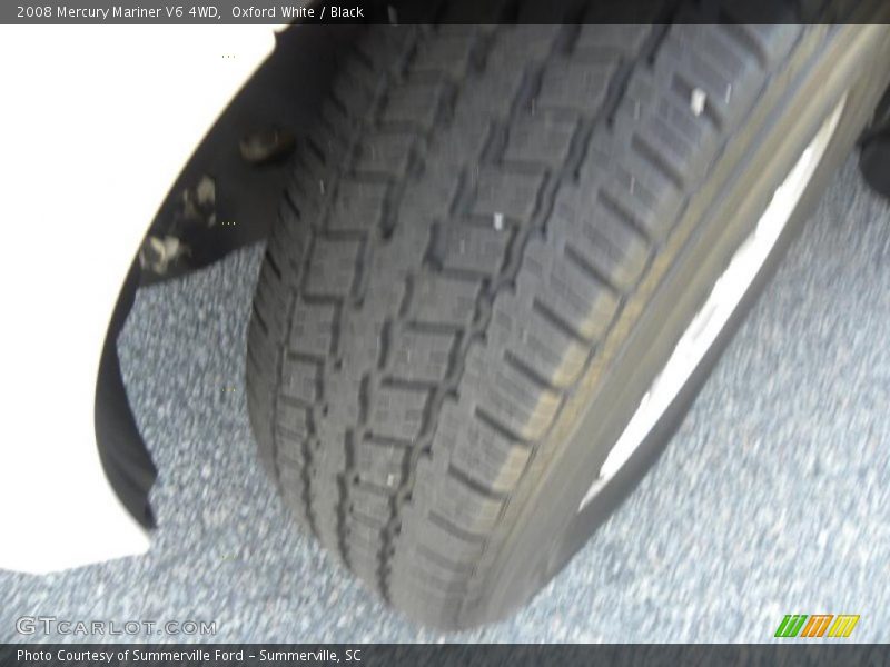 Oxford White / Black 2008 Mercury Mariner V6 4WD