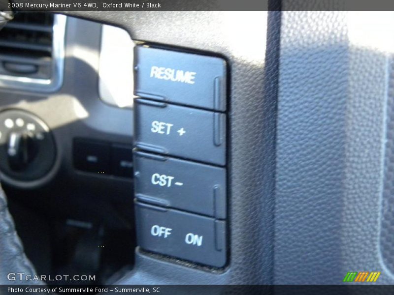 Oxford White / Black 2008 Mercury Mariner V6 4WD