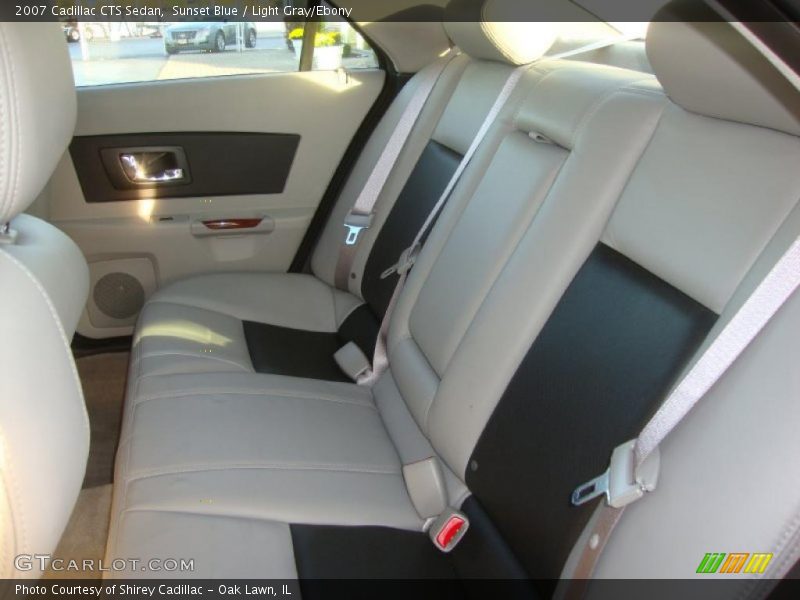 Sunset Blue / Light Gray/Ebony 2007 Cadillac CTS Sedan