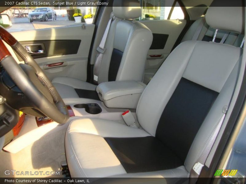 Sunset Blue / Light Gray/Ebony 2007 Cadillac CTS Sedan