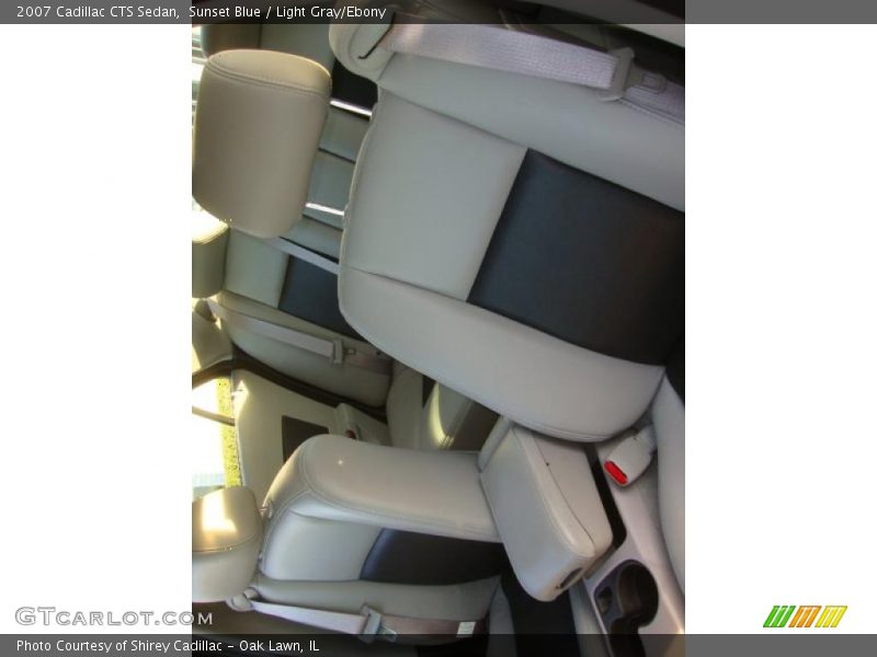 Sunset Blue / Light Gray/Ebony 2007 Cadillac CTS Sedan