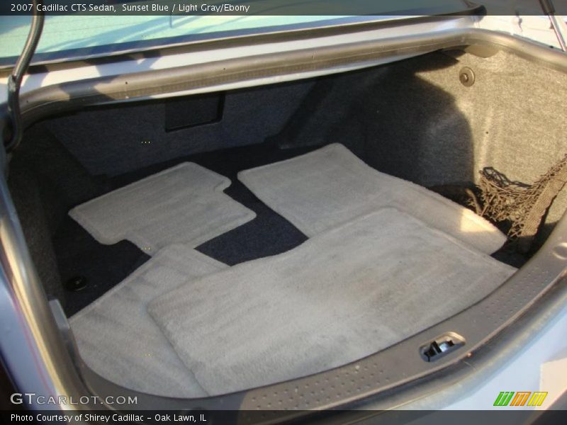 Sunset Blue / Light Gray/Ebony 2007 Cadillac CTS Sedan