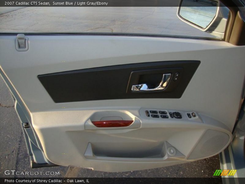 Sunset Blue / Light Gray/Ebony 2007 Cadillac CTS Sedan