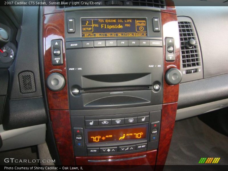 Sunset Blue / Light Gray/Ebony 2007 Cadillac CTS Sedan