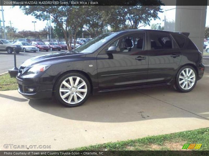 Black Mica / Black 2008 Mazda MAZDA3 MAZDASPEED Sport