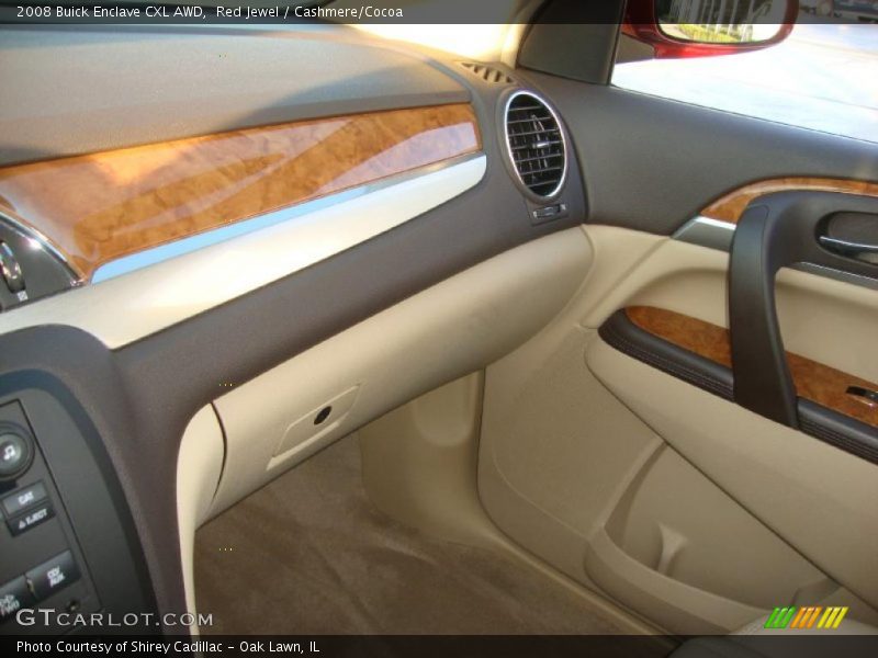 Red Jewel / Cashmere/Cocoa 2008 Buick Enclave CXL AWD