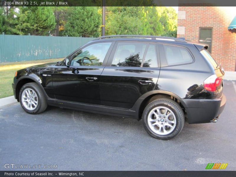 Jet Black / Black 2004 BMW X3 2.5i