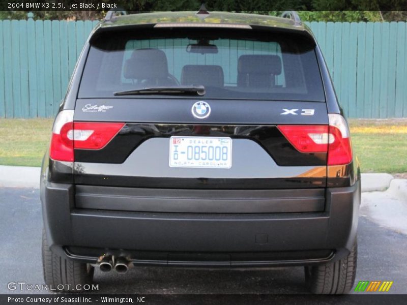 Jet Black / Black 2004 BMW X3 2.5i