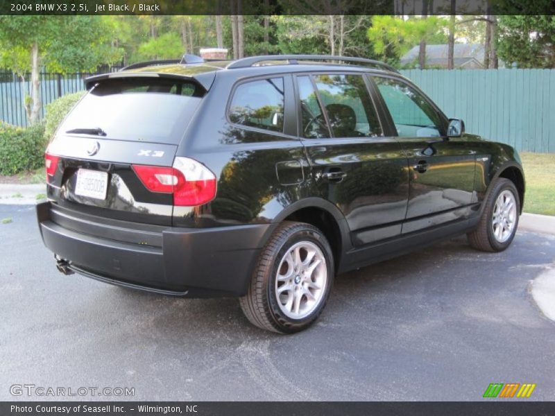 Jet Black / Black 2004 BMW X3 2.5i