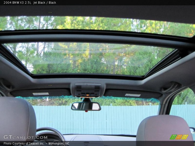 Jet Black / Black 2004 BMW X3 2.5i