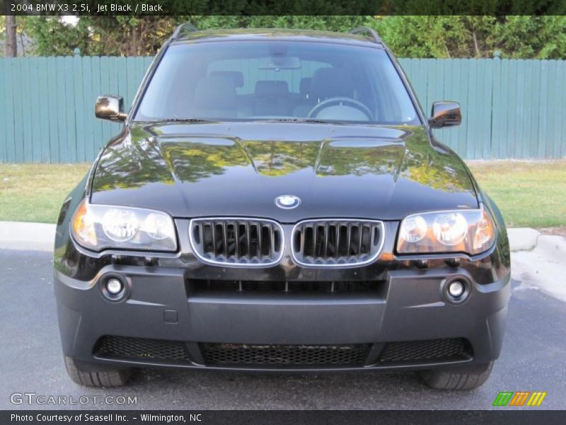 Jet Black / Black 2004 BMW X3 2.5i