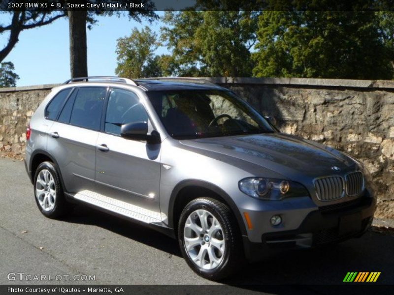 Space Grey Metallic / Black 2007 BMW X5 4.8i