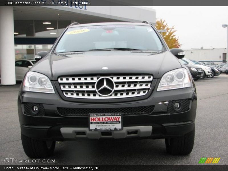 Black / Black 2008 Mercedes-Benz ML 350 4Matic